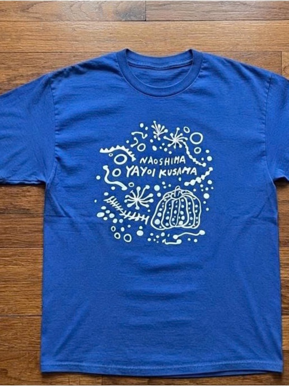 Naoshima x Yayoi Kusama Blue Graphic Tee